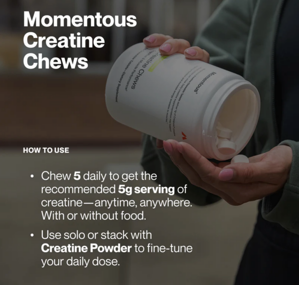 MOMENTOUS CREATINE CHEWS (150 CHEWS) (Creapure®)