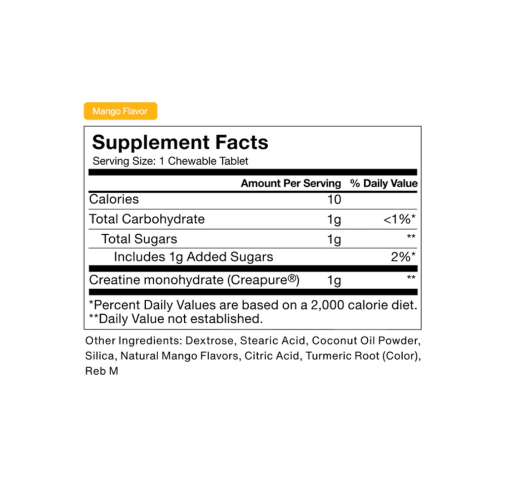 MOMENTOUS CREATINE CHEWS (150 CHEWS) (Creapure®)