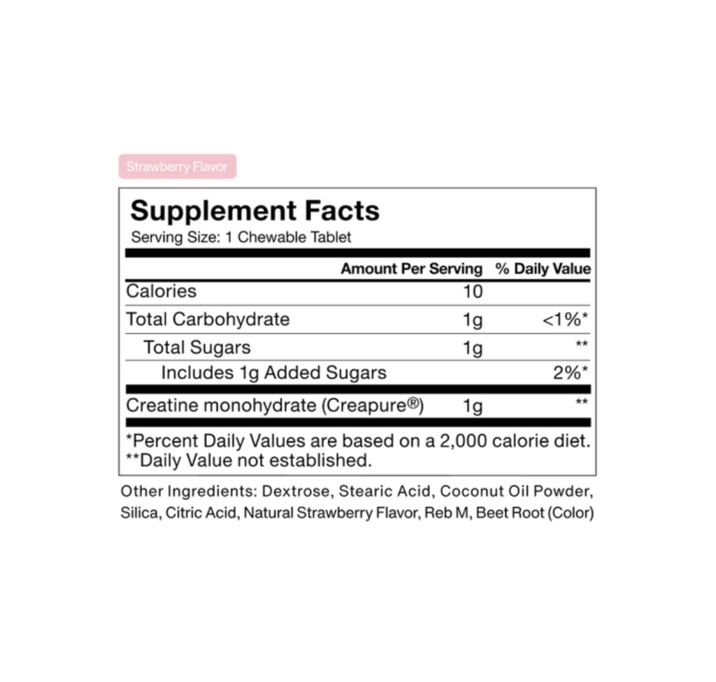 MOMENTOUS CREATINE CHEWS (150 CHEWS) (Creapure®)